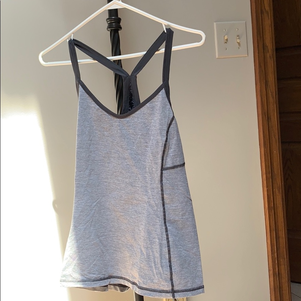 Lululemon striped tank top